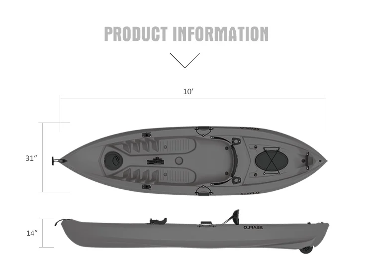 10ft 1 persona HDPE plastica b - Fishing Boat Aluminum recensione e prezzo