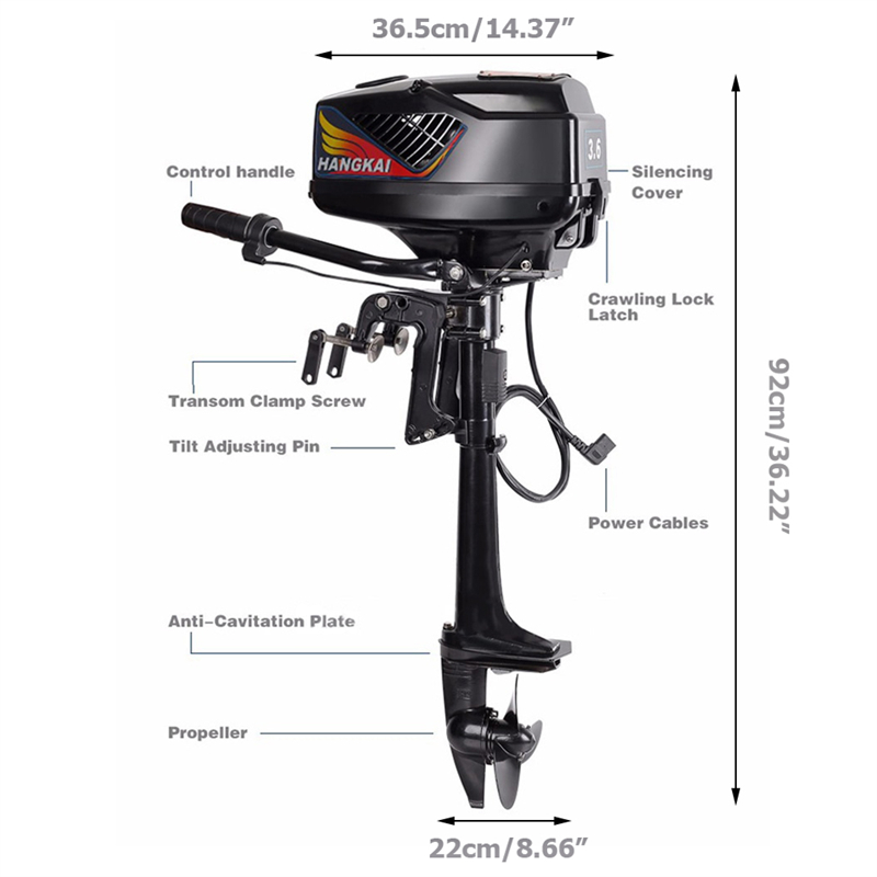 Motore elettrico fuoribordo 48 - Fishing Boat Outboard Motor recensione e prezzo